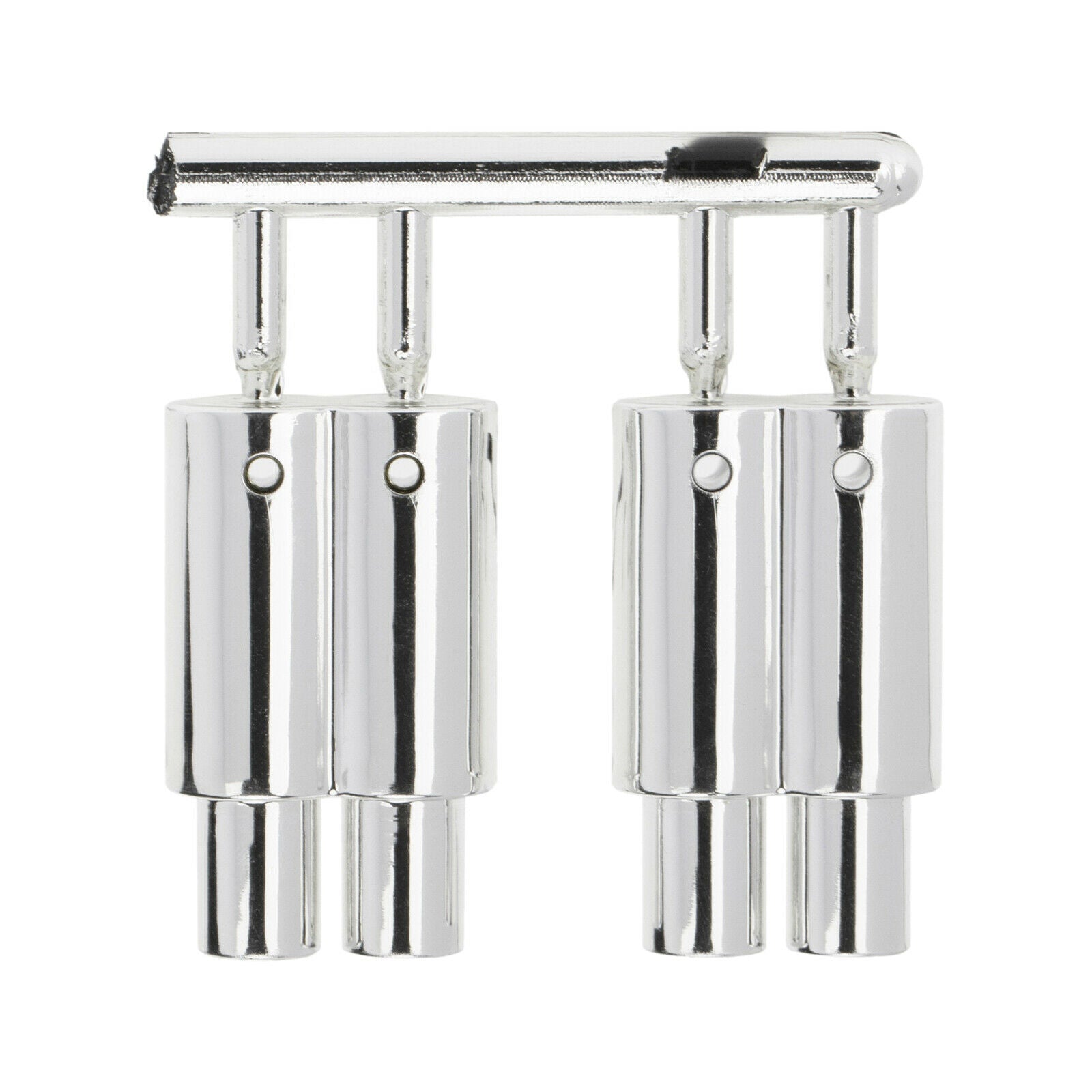 Plastic Dual-Outlet Exhaust Pipe Set for 1/10 RC Car Decoration Accessories
