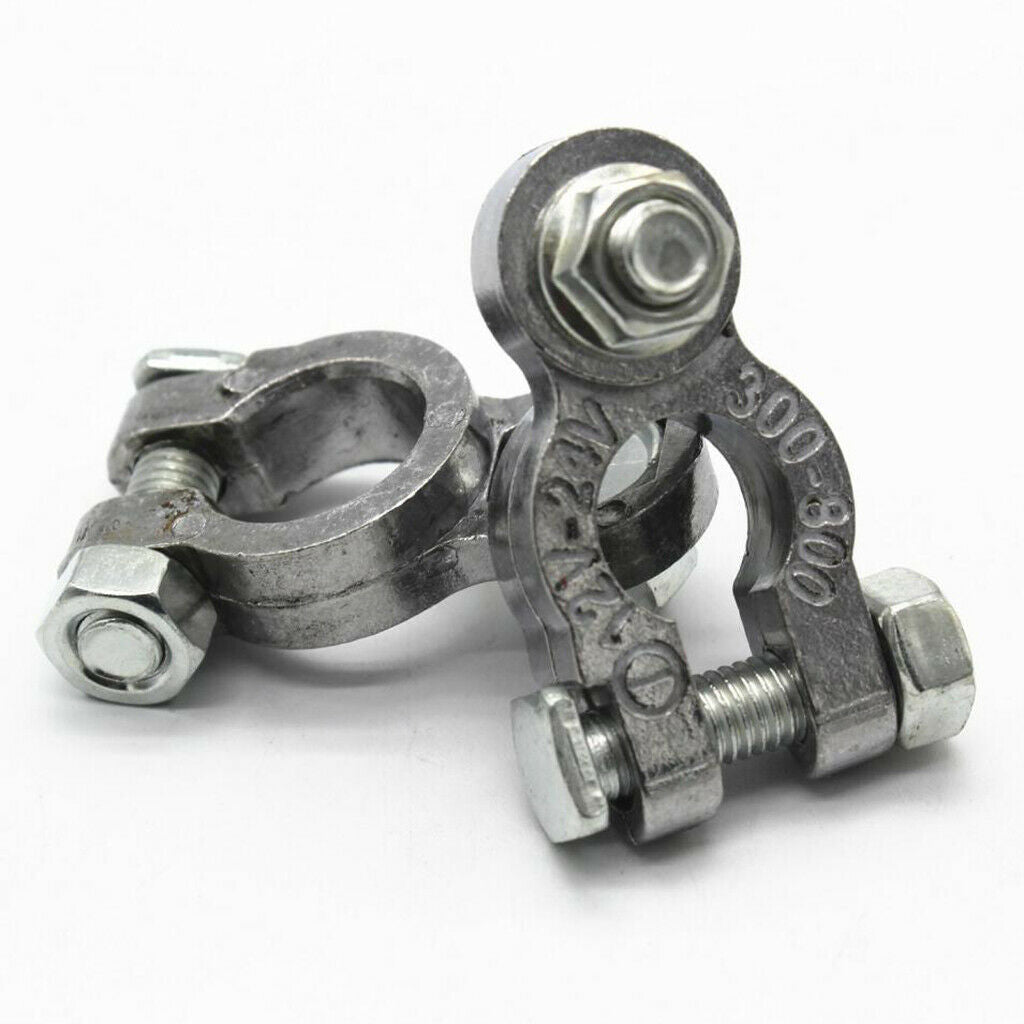 2Pieces Leisure Battery Terminals Connectors Clamps Clip Set Van Motorhome