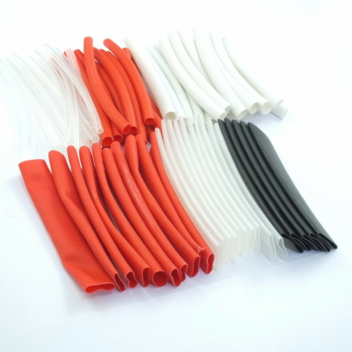 75PCS Dual-Wall 4:1 Adhesive Lined Heat Shrink Tubing Sleeve 4-20MM 6 Sizes