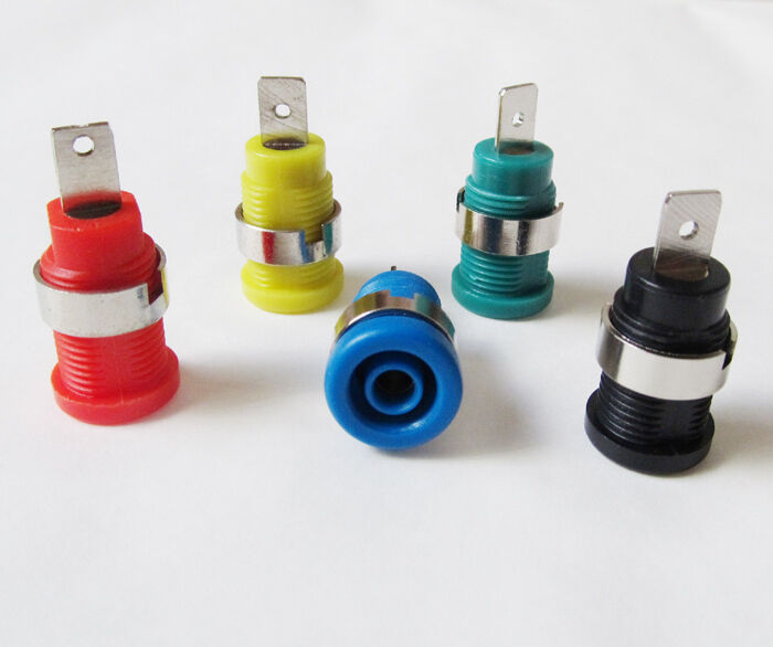 20pcs 4mm Step type Binding Post Banana Jack 5 Colors