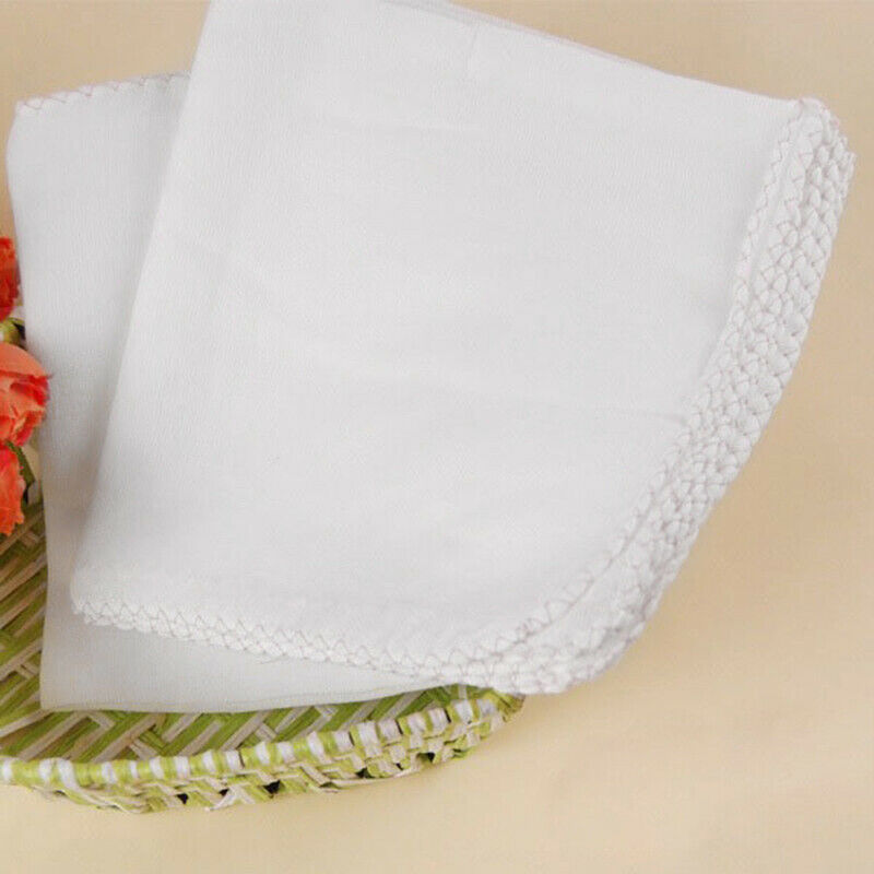 10Pcs Newborn Kid Baby Soft Feeding Towel Waterabsorption Cotton Square Scarf HN