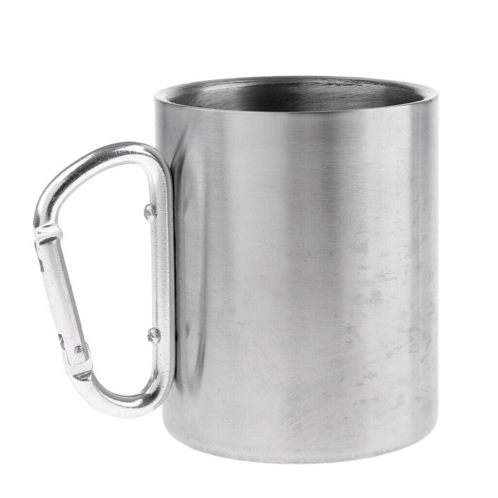 Outdoor Hiking Cup Double Wall Stainless Steel Travel Mug for Mountaineering