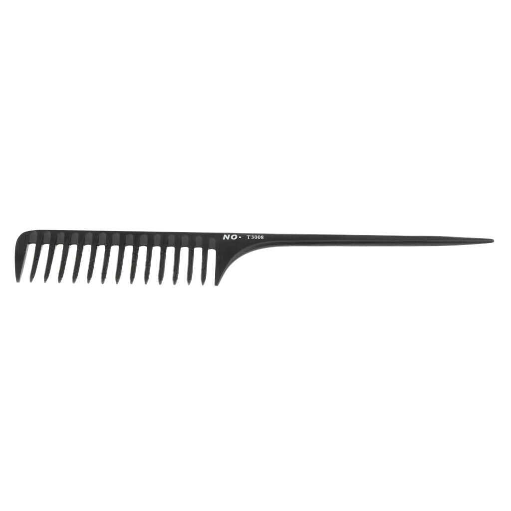 2Pcs Wide Tooth Anti-static Hairdressing Styling Hair Cutting Detangling Large