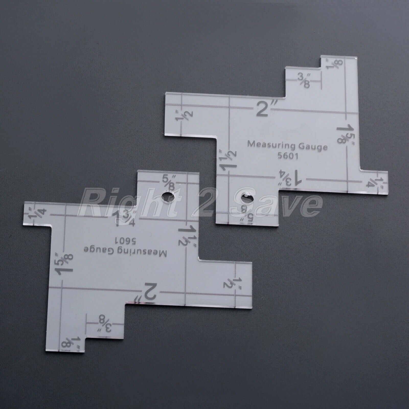1Pc Plastic Quilting Gauge Ruler Template DIY Hand Sewing Crafts Measuring Tool