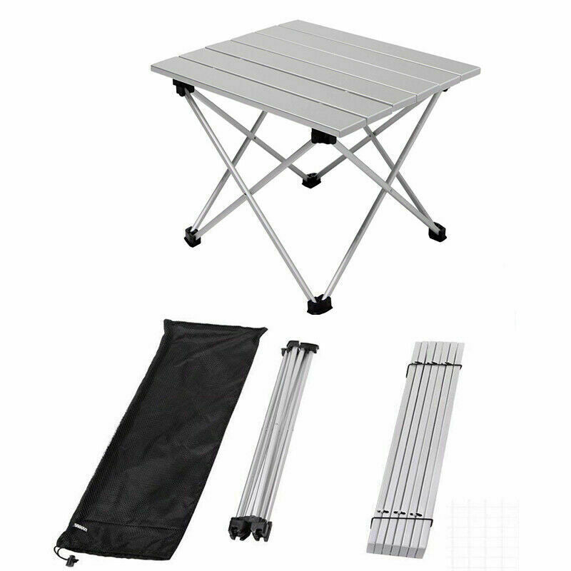 Aluminum Portable Camping Folding Table Outdoor Picnic Beach BBQ Garden Fishing