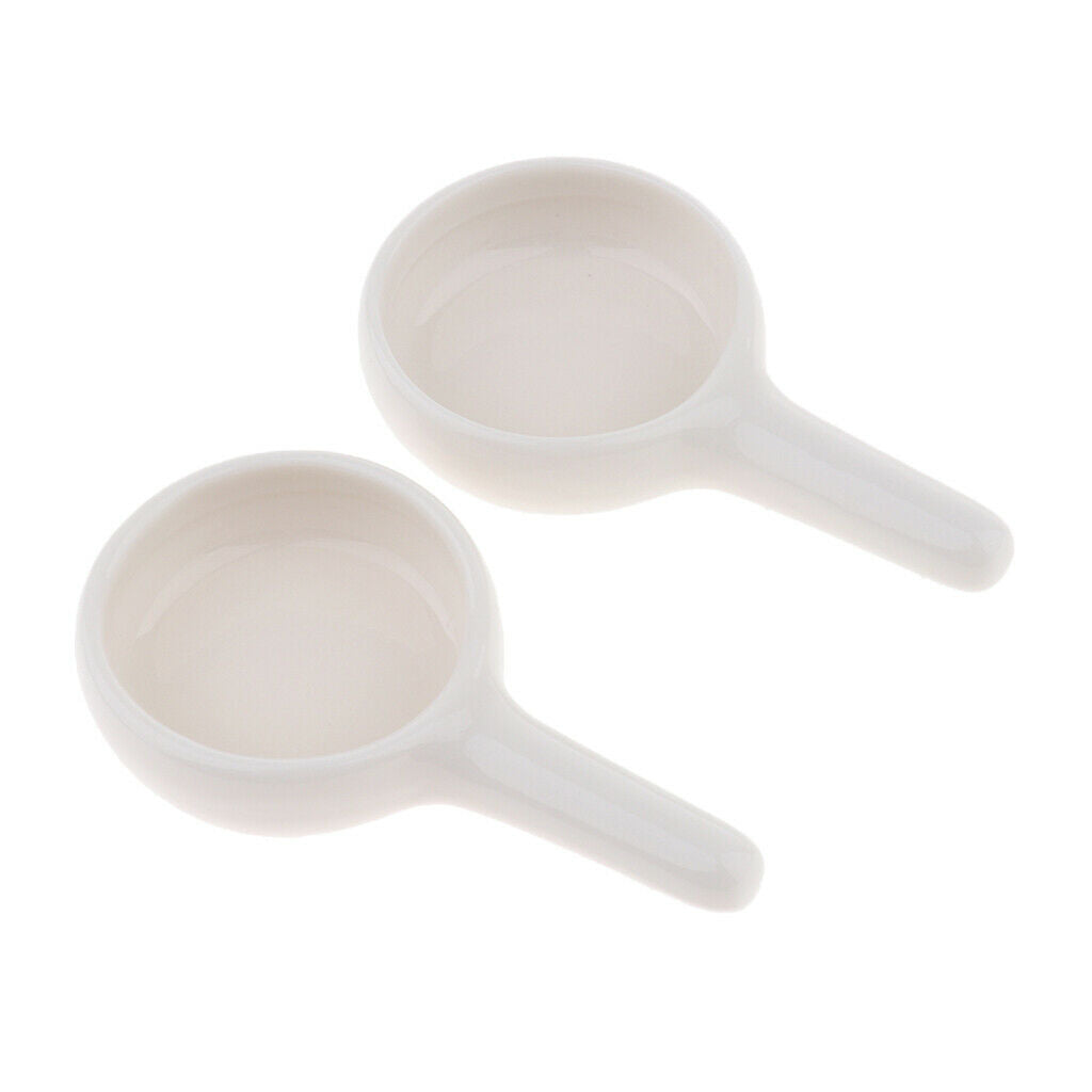 2Pcs Ceramic Essential Oil Burner Fragrance Aroma Tea Light Candle Holder For