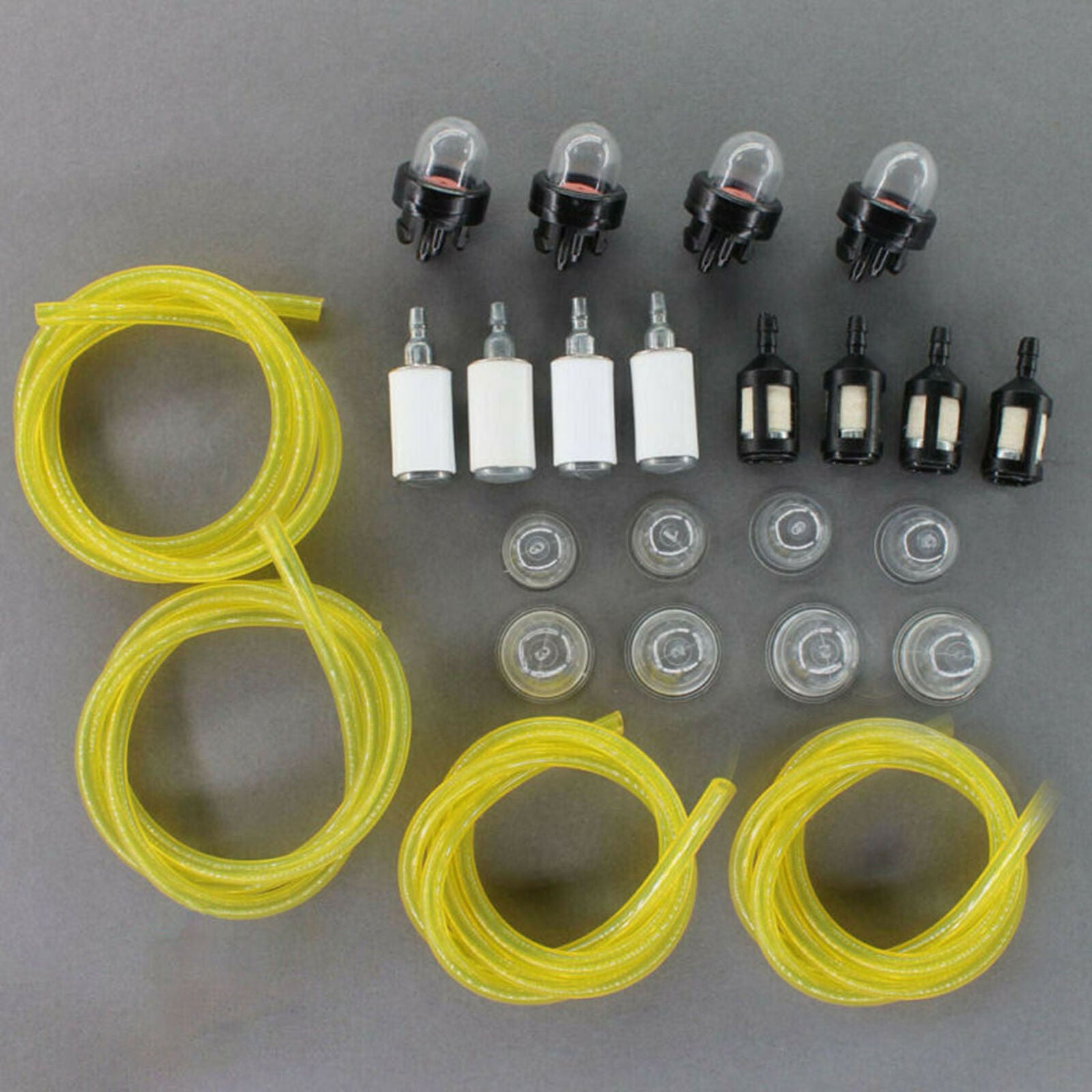 New 4 Sizes Tygon Fuel Filter Line Primer Bulb Kit For Poulan Weedeater Chainsaw