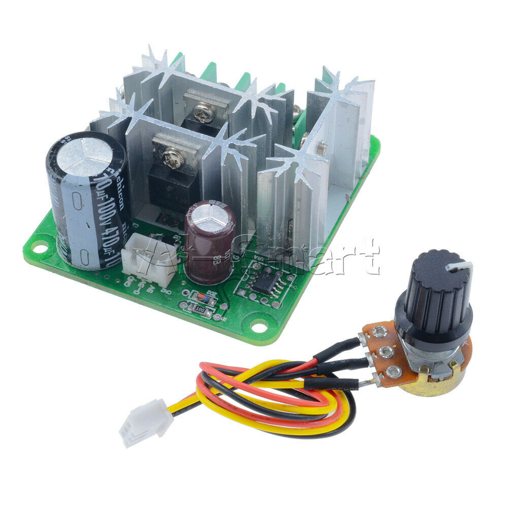 6V-90V 15A Pulse Width Modulator PWM DC Motor Speed Controller Control Switch