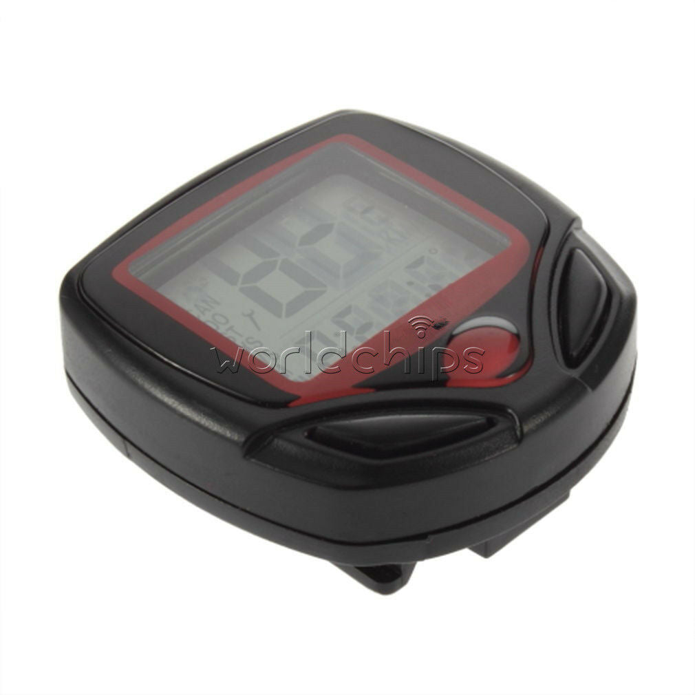 Bicycle Bike Cycling Computer LCD Odometer Speedometer Stopwatch Speed meter