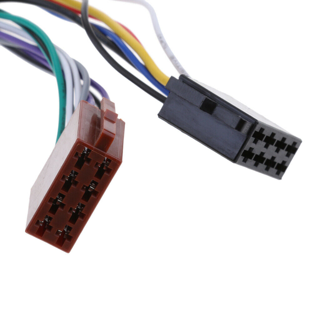 Car Radio Stereo Wiring Connections To ISO Connections Loom for Ford Fiesta