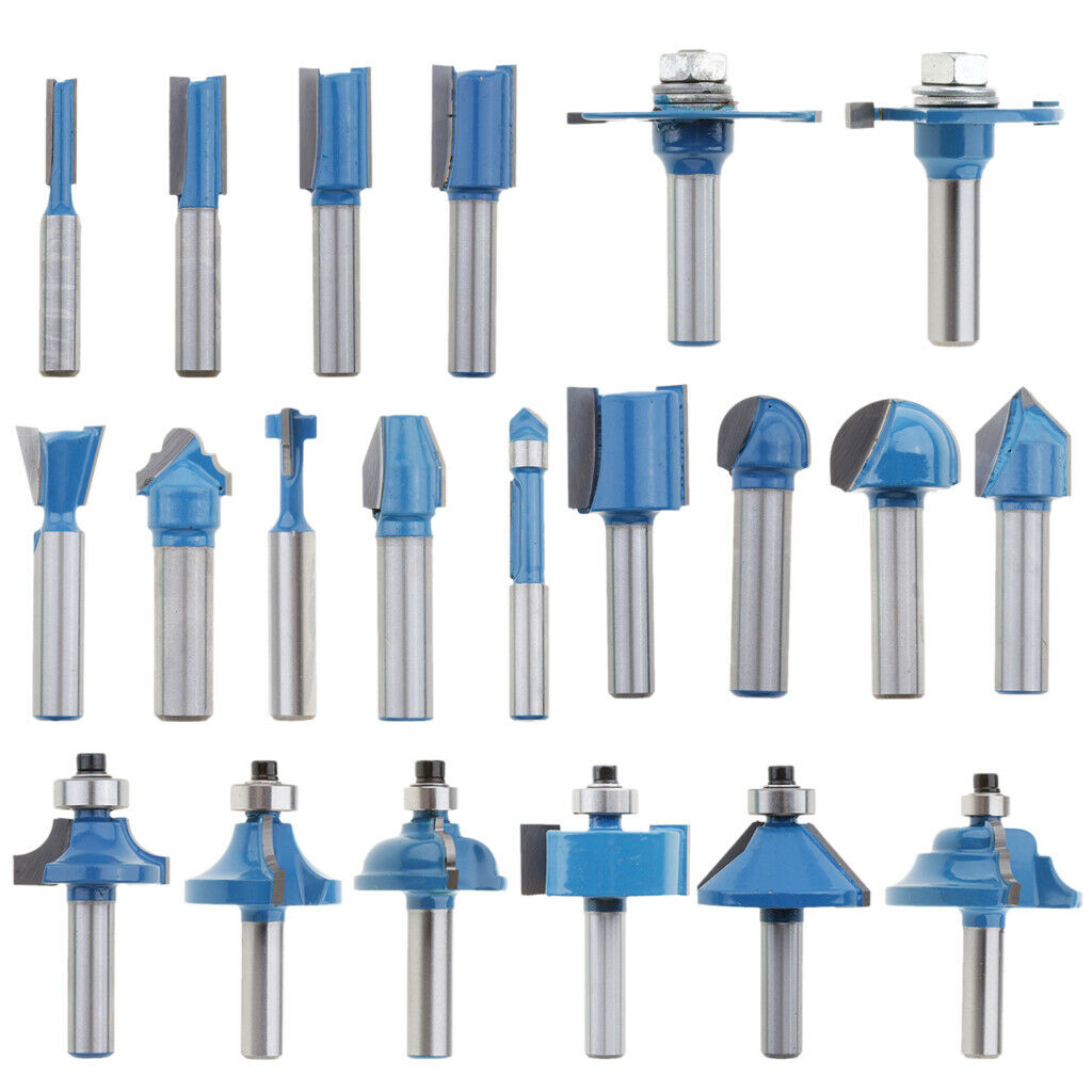 Carbide 8mm Shank Flush Trim Router Bit for Hardwoods Composite Wood DIY