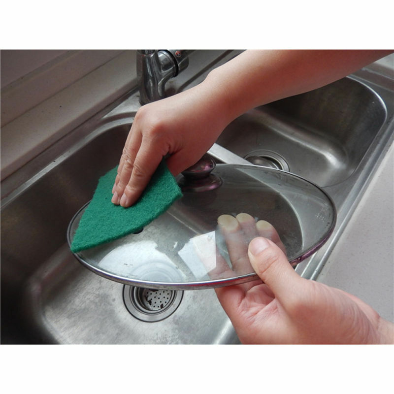 Scouring Pads Heavy Duty Home Kitchen Scour Scrub Cleaning Pad Sponge 10Pcs