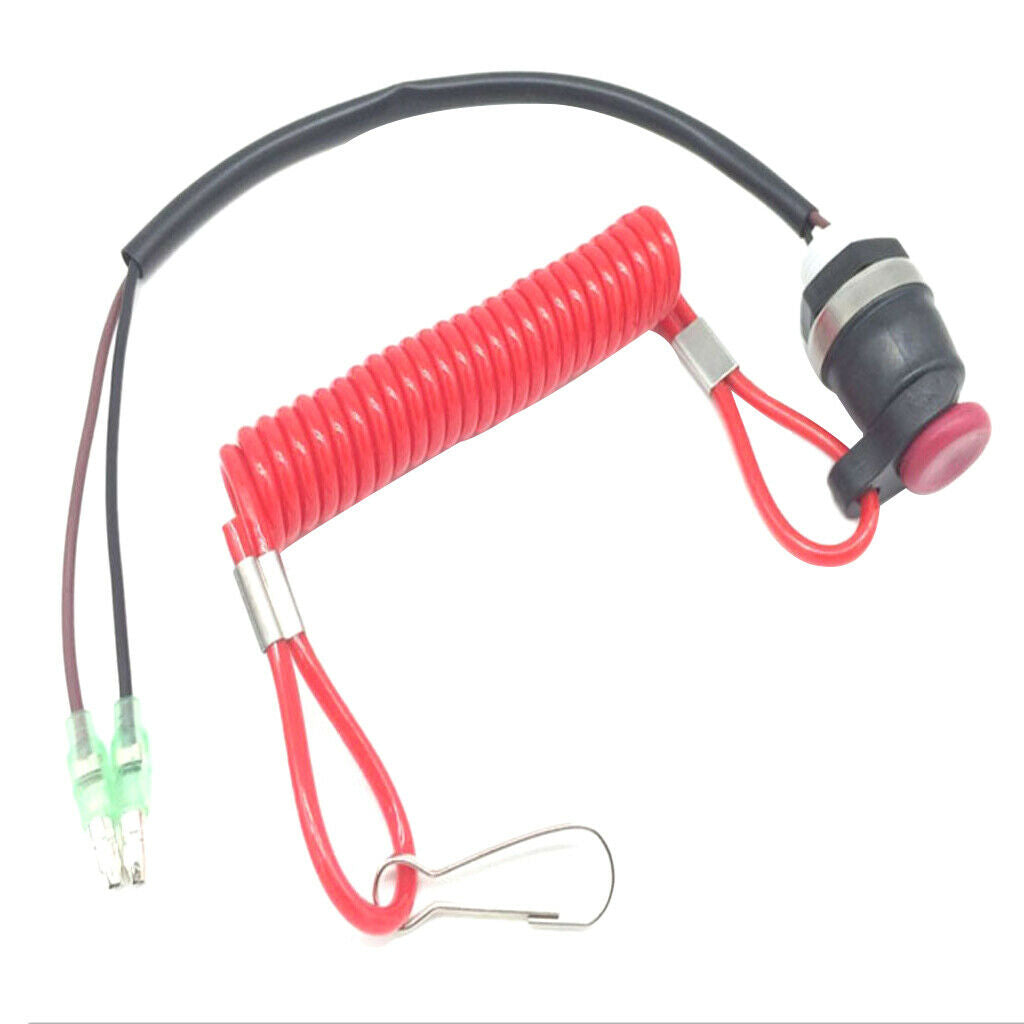 New Outboard Engine Kill Stop Switch Safety Tether Cord Lanyard for Tohatsu