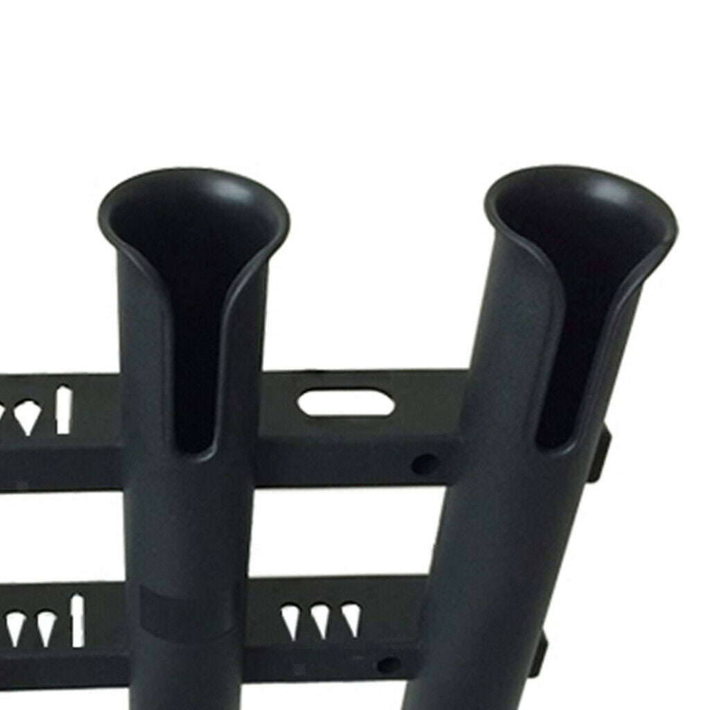 3 Tubes Link Fishing Rod Holder Storage Sockets Boat Kayak Yatch Fishing 10"