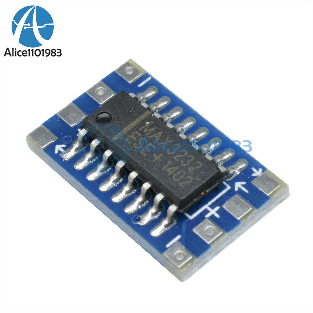 10PCS Serial Port Mini RS232 to TTL Converter Adaptor Module Board MAX3232