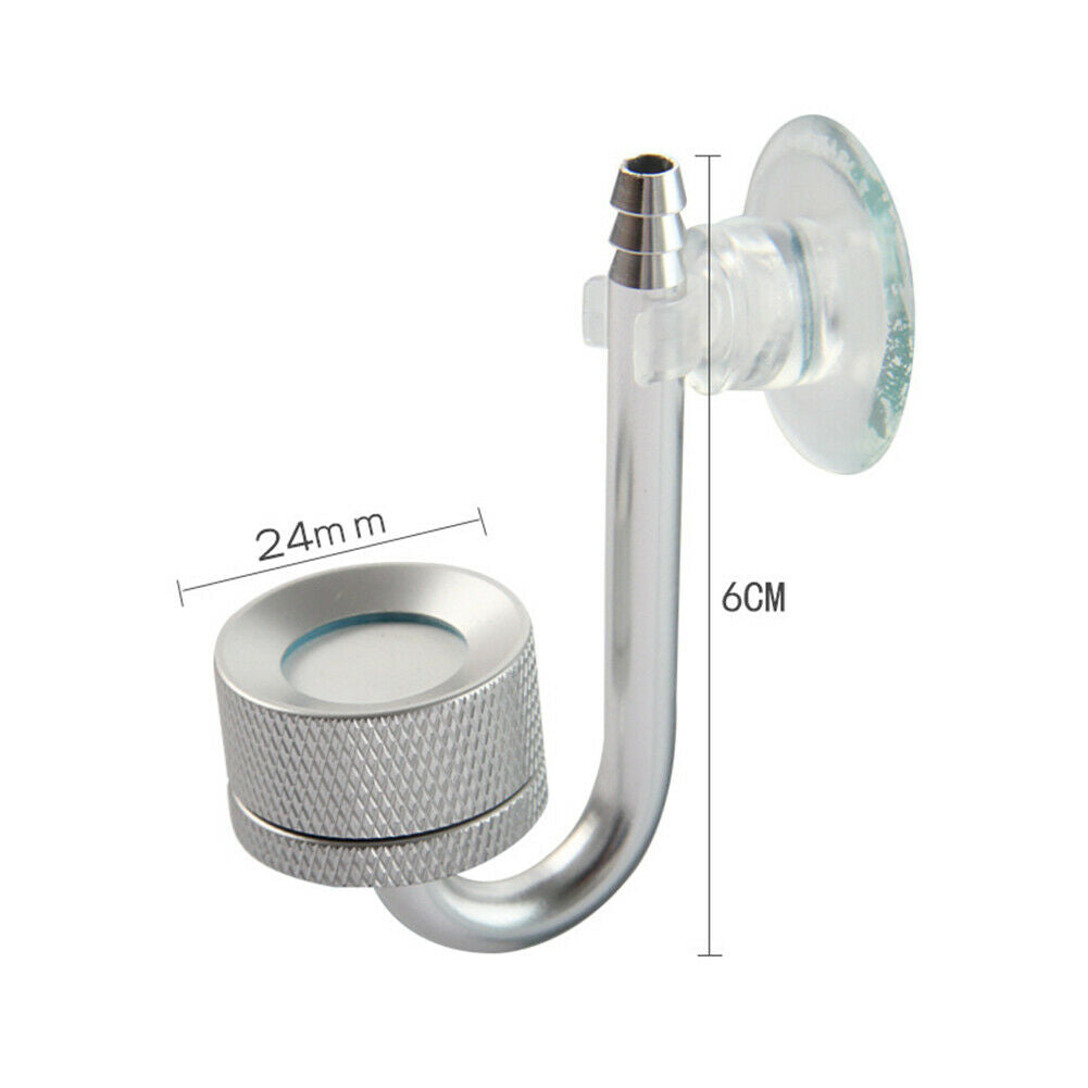 CO2 Atomizer System Diffuser Fish Tank Reactor Solenoid with Suction Cup @