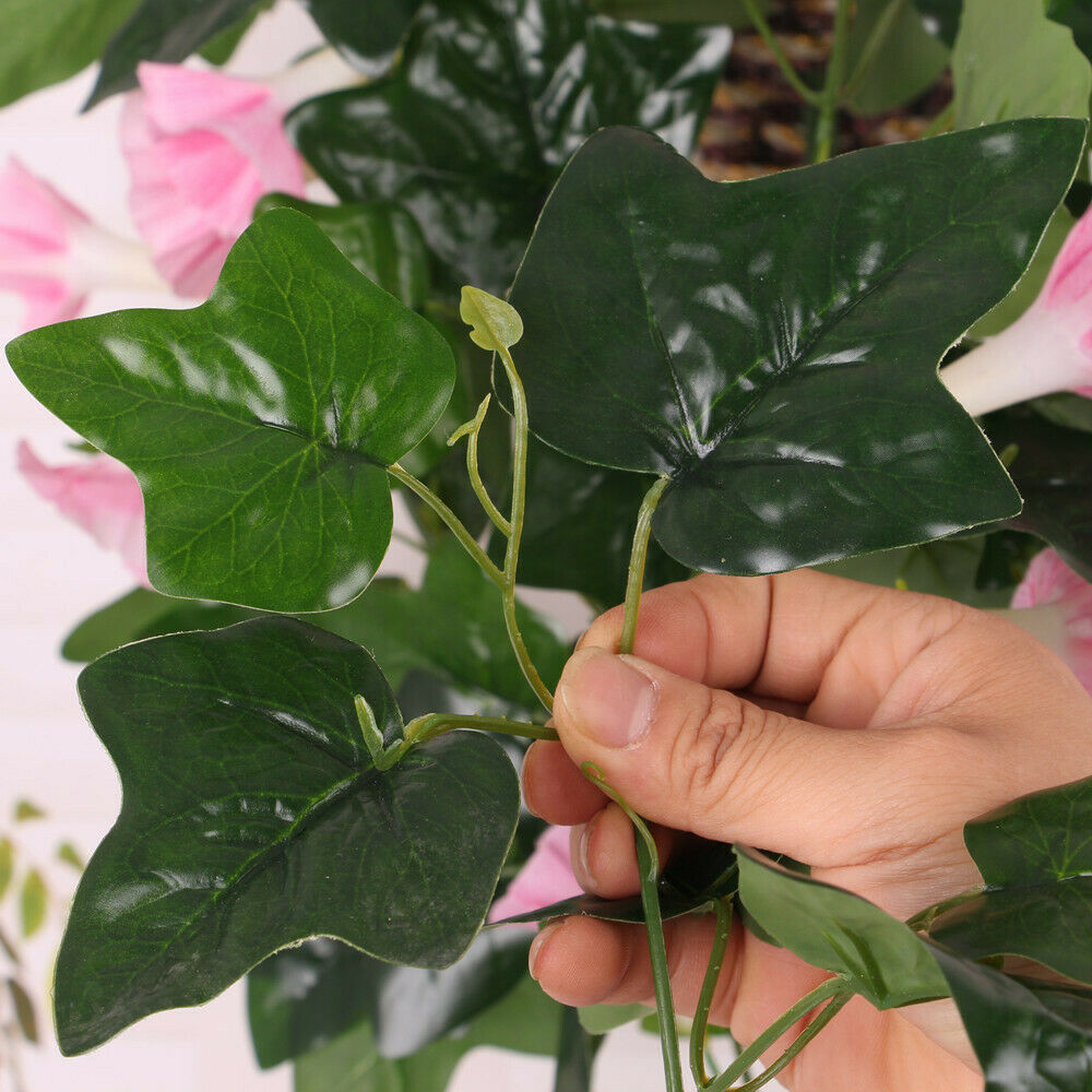 2x 85cm Flower Tendril Garland Hanging Silk Flowers Wedding Decor Pink