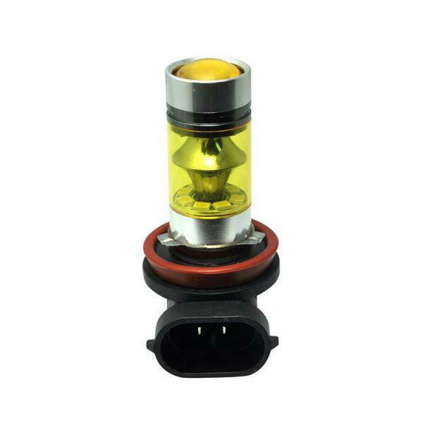 2pcs H11 H8 100W High Power 4300K Yellow LED Car Fog Driving DRL Light