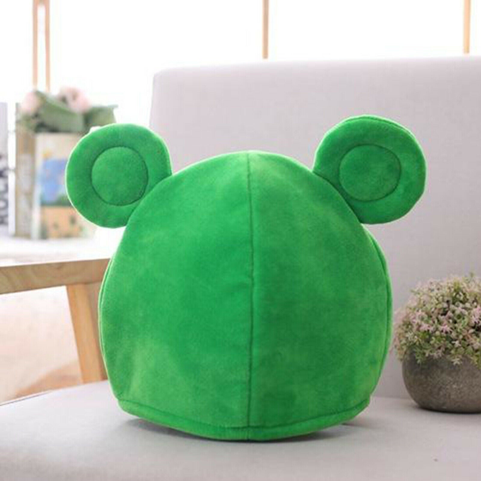 Winter Frog Earflap Hood Hat Cute Animal Dress up Headgear Photo Props