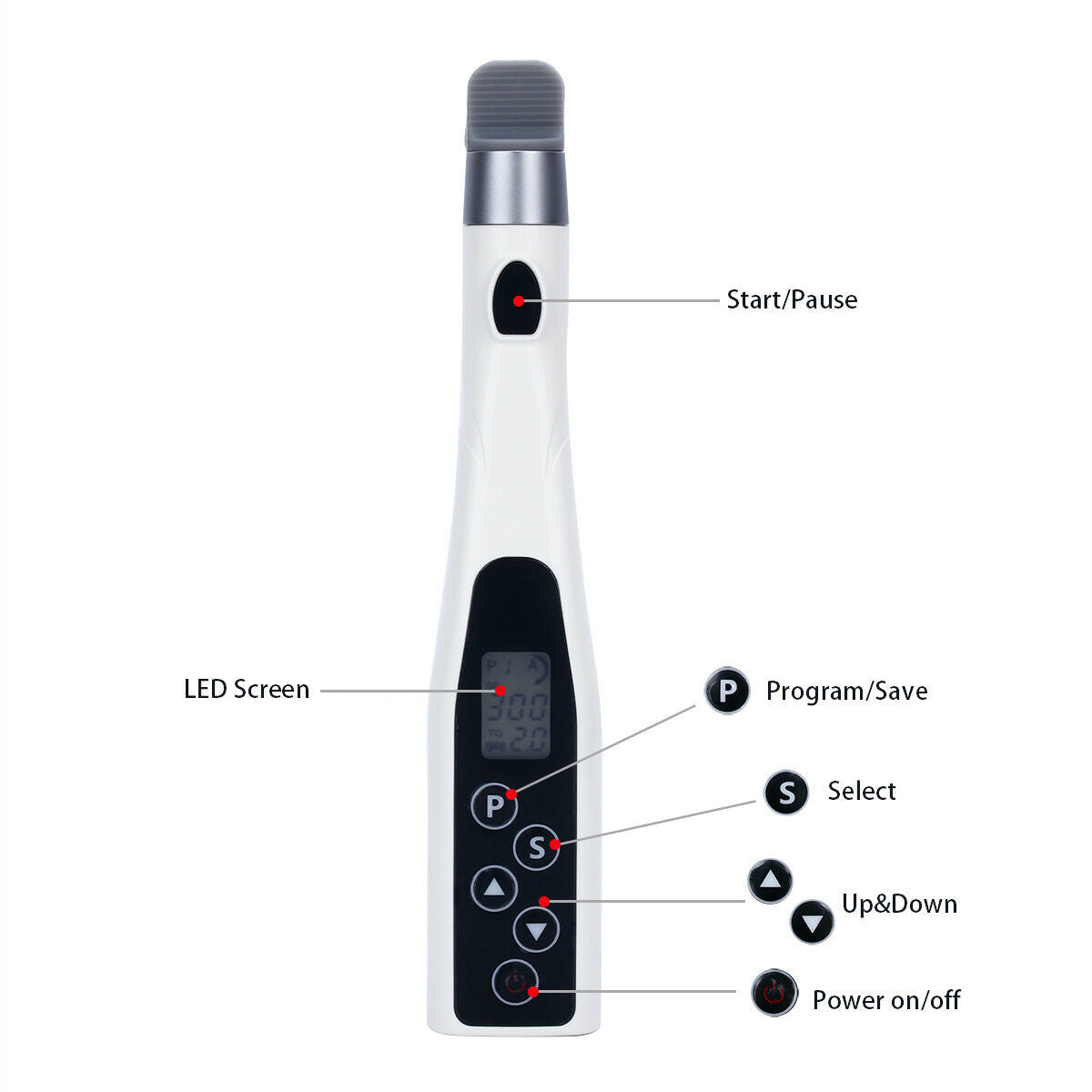 Dental Wireless 16:1 Reduction Mini Endo Motor Endodontic Contra Angle T-FINE-IP