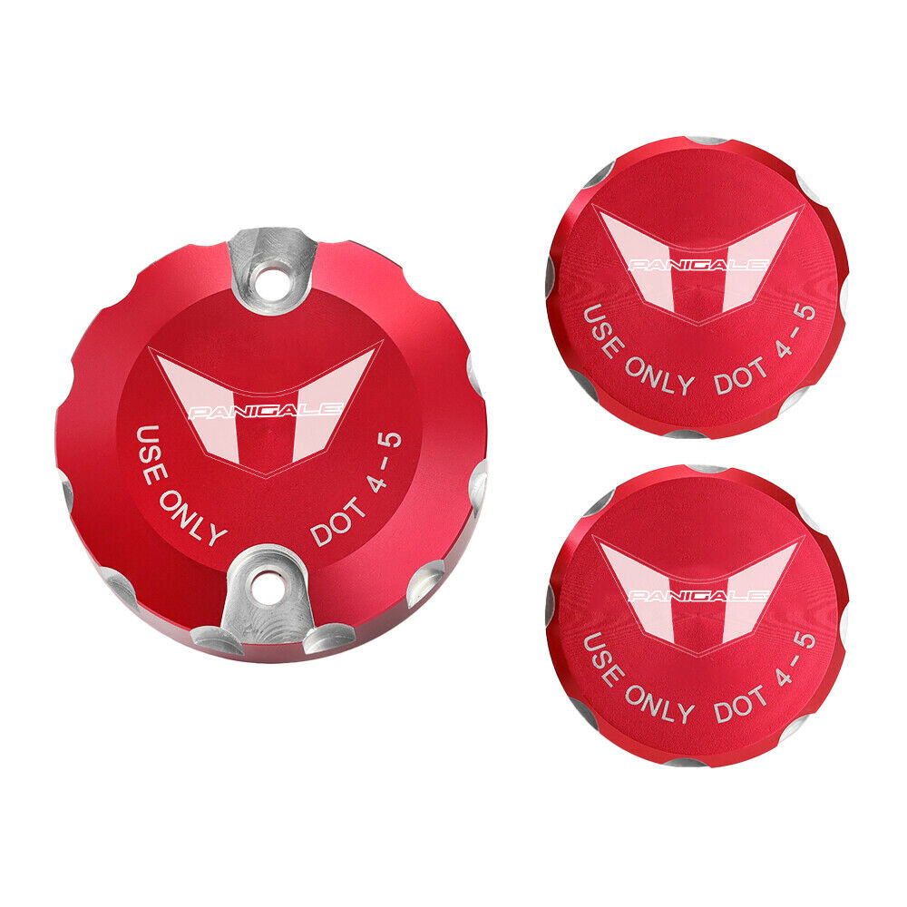 Front Rear Brake Clutch Reservoir Cover Cap For DUCATI Panigale899/959/1199/1299