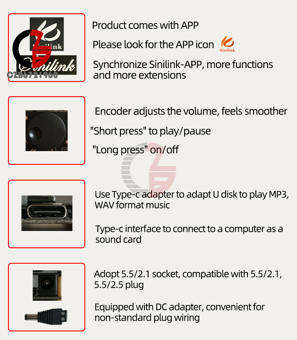 12V 24V Mini Bluetooth 5.0 50W+50W Wireless Audio Power Digital Amplifier Board