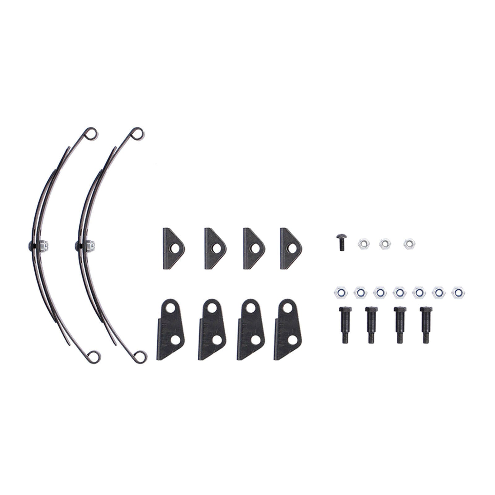 Front Rear Leaf Spring Suspension Kit for Tamiya 1:14 RC Tractor Front