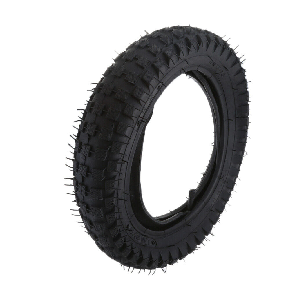 Rubber 12.5x2.75 Scooter Tyre & Inner Tube Set for  MX350 MX400