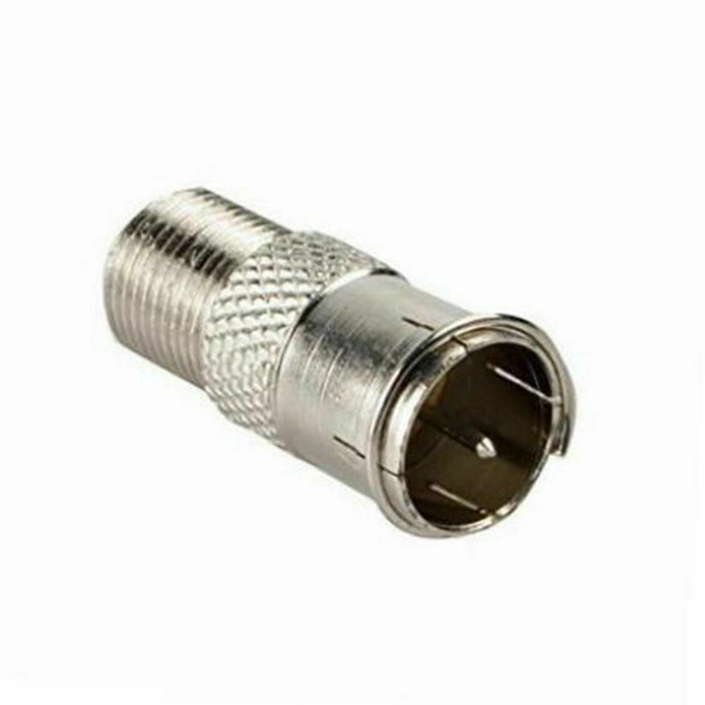 4PC F Type Quick Plug RF Coax Coaxial Cable Adapter Connector Male to Female M/F