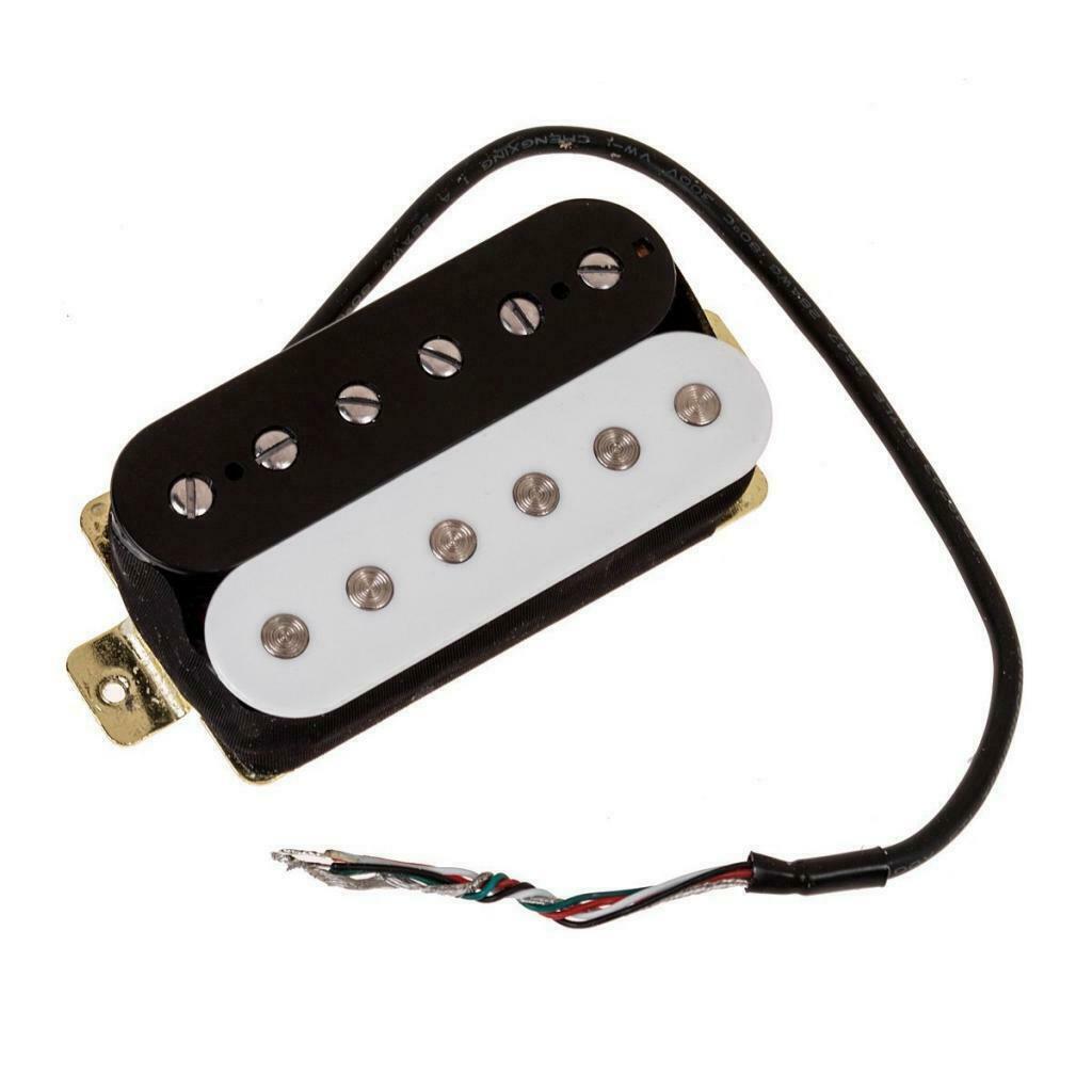 Guitar Parts Accessory PICKUPS  - Bridge Neck SET - Black & White