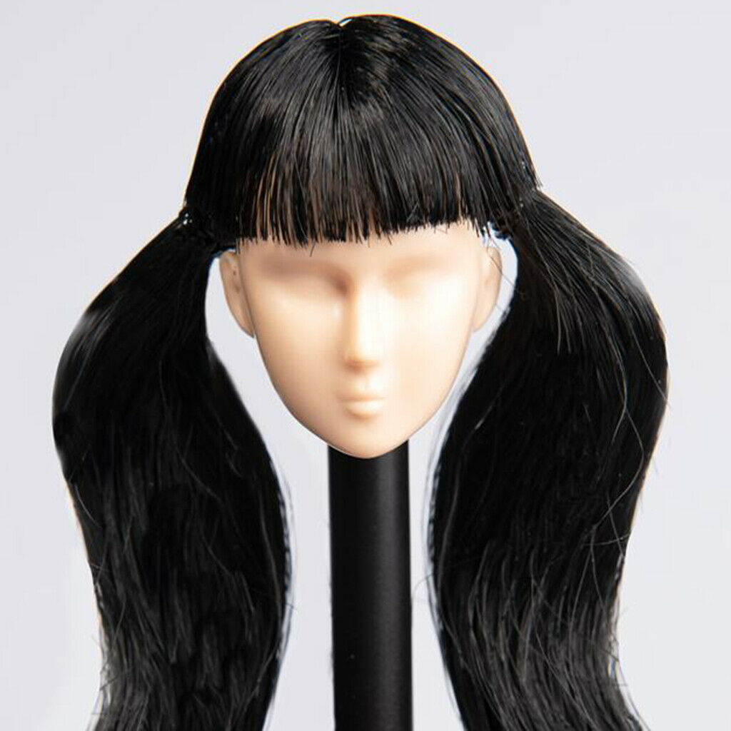 1/6 Makeup Headband w/ Hair for    Female 12inch Figures Accessories