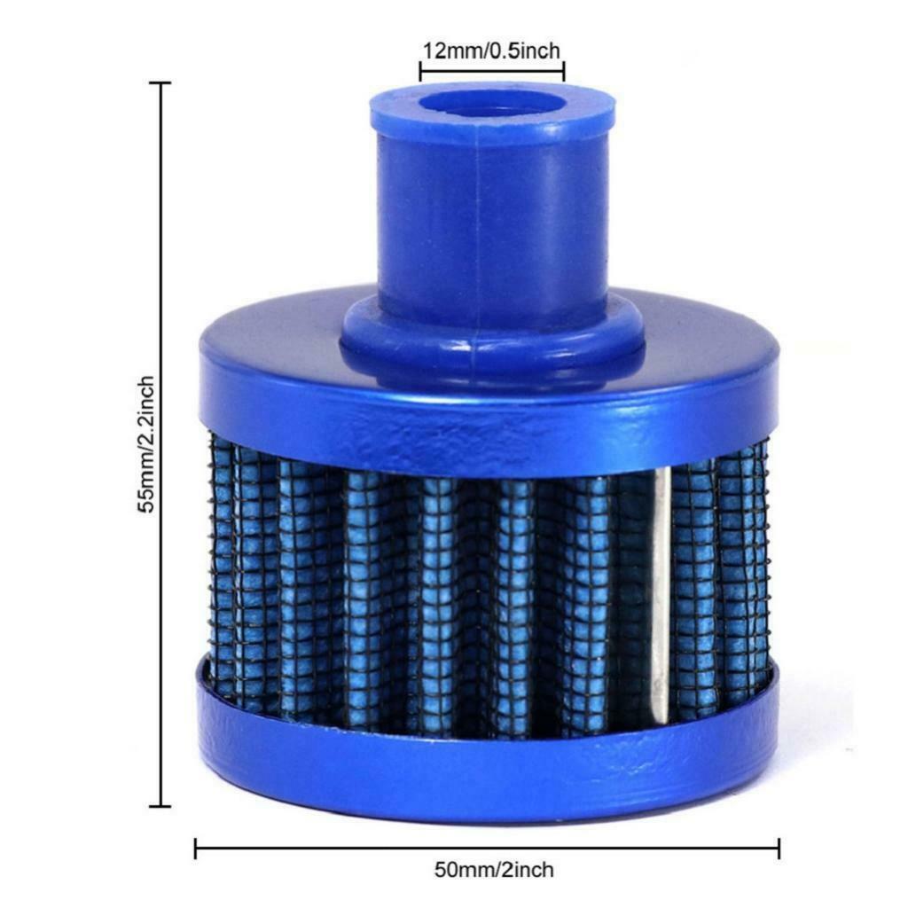 Short Ram Cold Air Intake Filter Round/Cone Tapered 12MM
