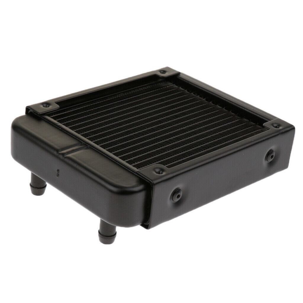 PC Radiator Water Cooling Row for CPU Heatsink 120mm 18 Pipe G1/4" Straight