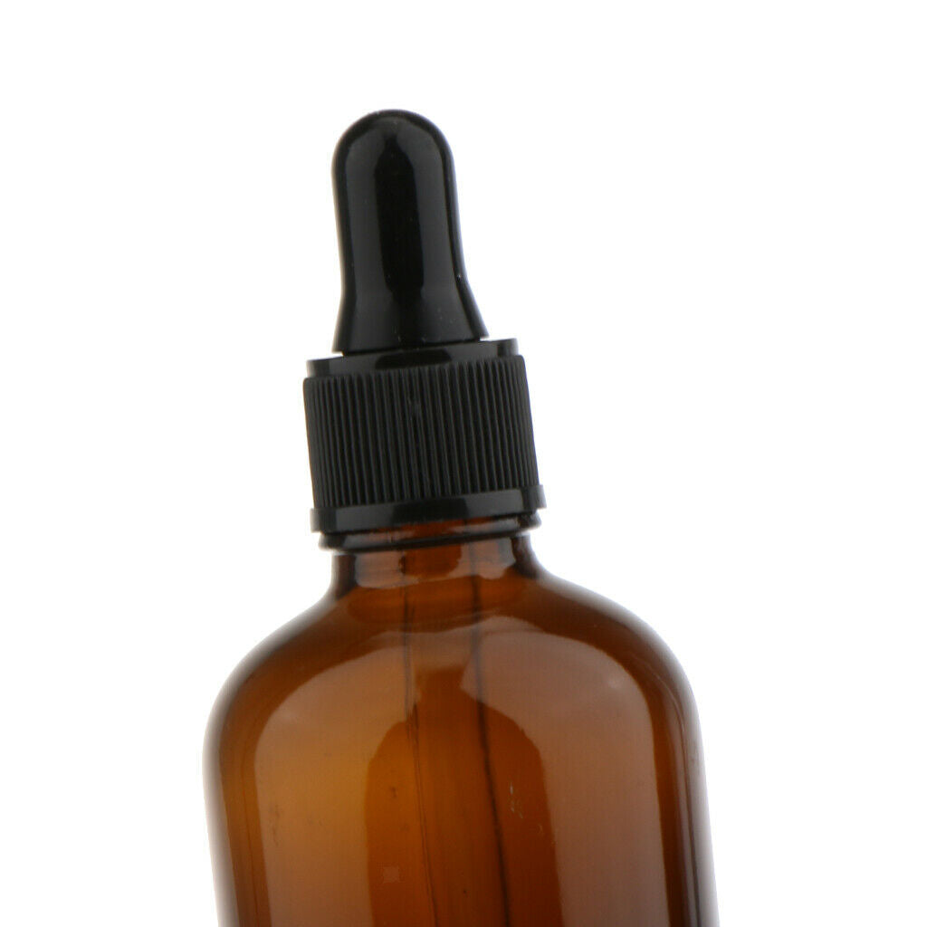 12pcs Amber Glass Bottles with Glass Eye Dropper Dispenser for Essential Oils US