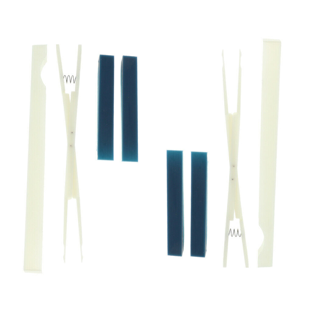 6 Pieces Piano Nylon Mediant Alt Mute and Rubber Alto Bass Mute for Tuning