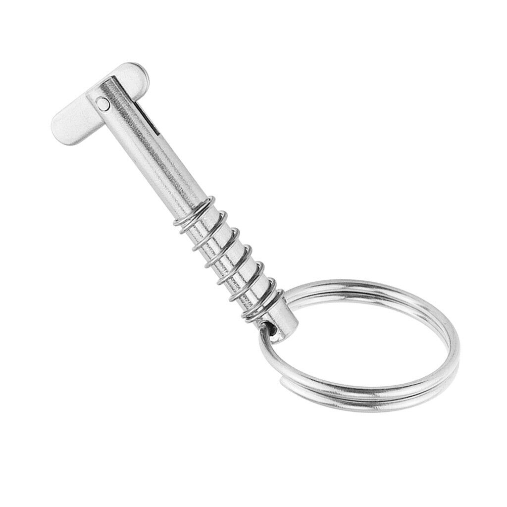 QuickRelease Pin for Boat Bimini Top Deck Hinge Marine S Steel 316 6.3x51mm