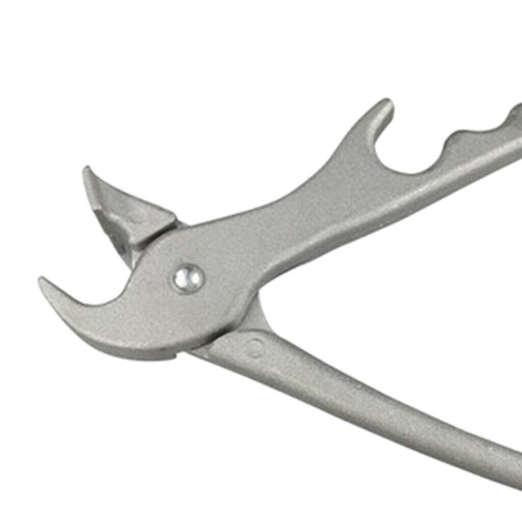 2Pcs Aluminum Anti-hot Pizza Pan Dish Gripper Clip Baking Tray Clamp 20cm