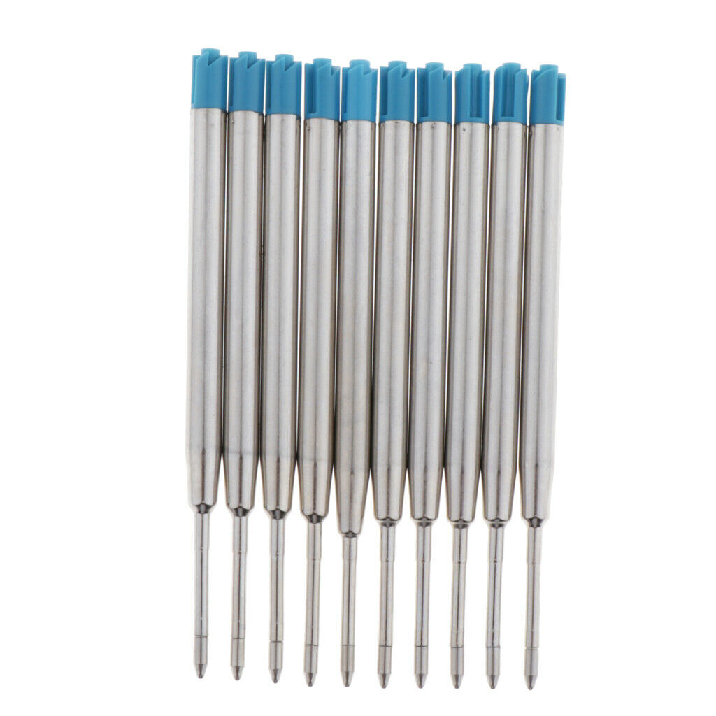 10x ballpoint pen refill blue fine brand new sealed