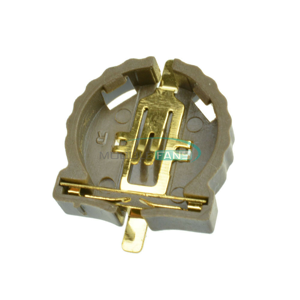 10PCS Portable CR1220 Button Battery Socket Clip Holder Box Case