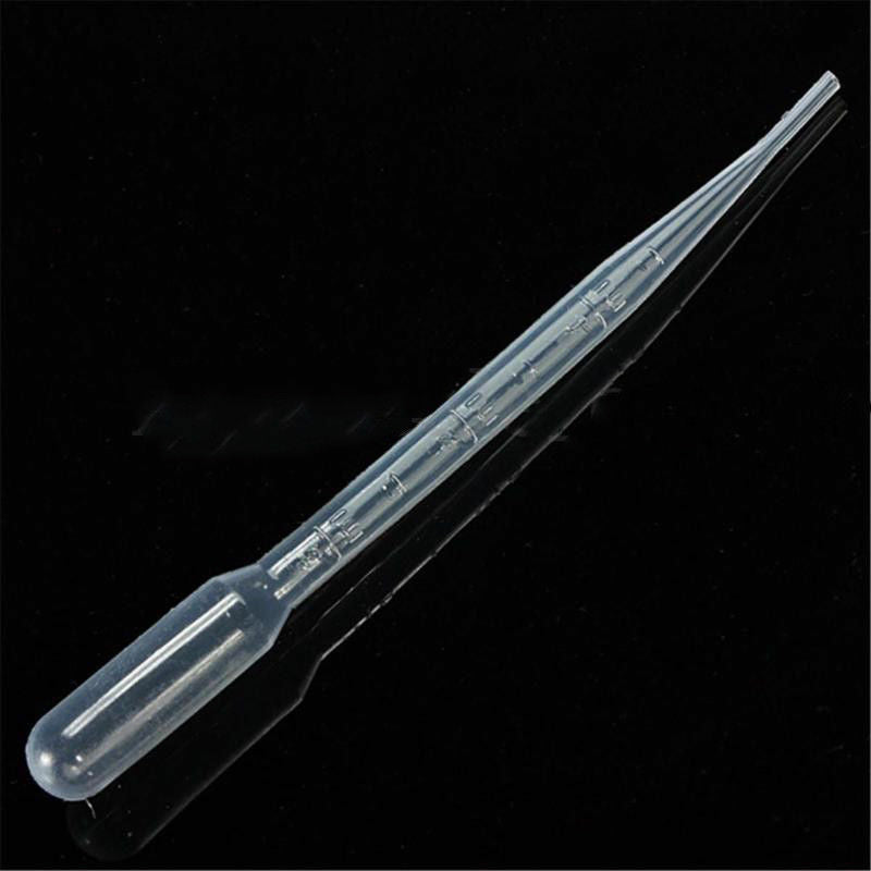 200PCS 3ML Disposable Plastic Eye Dropper Set Transfer Graduated Pipettes