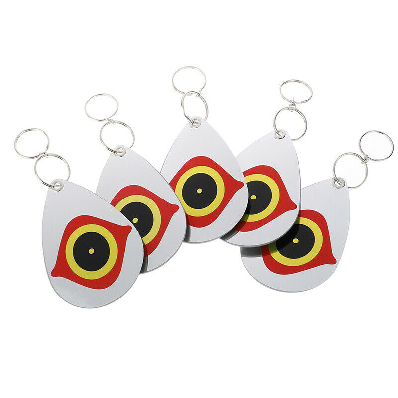 5Pcs Bird Repellent Diverter Discs Scarer Eye Scare Birds Away Pest DeterreDD