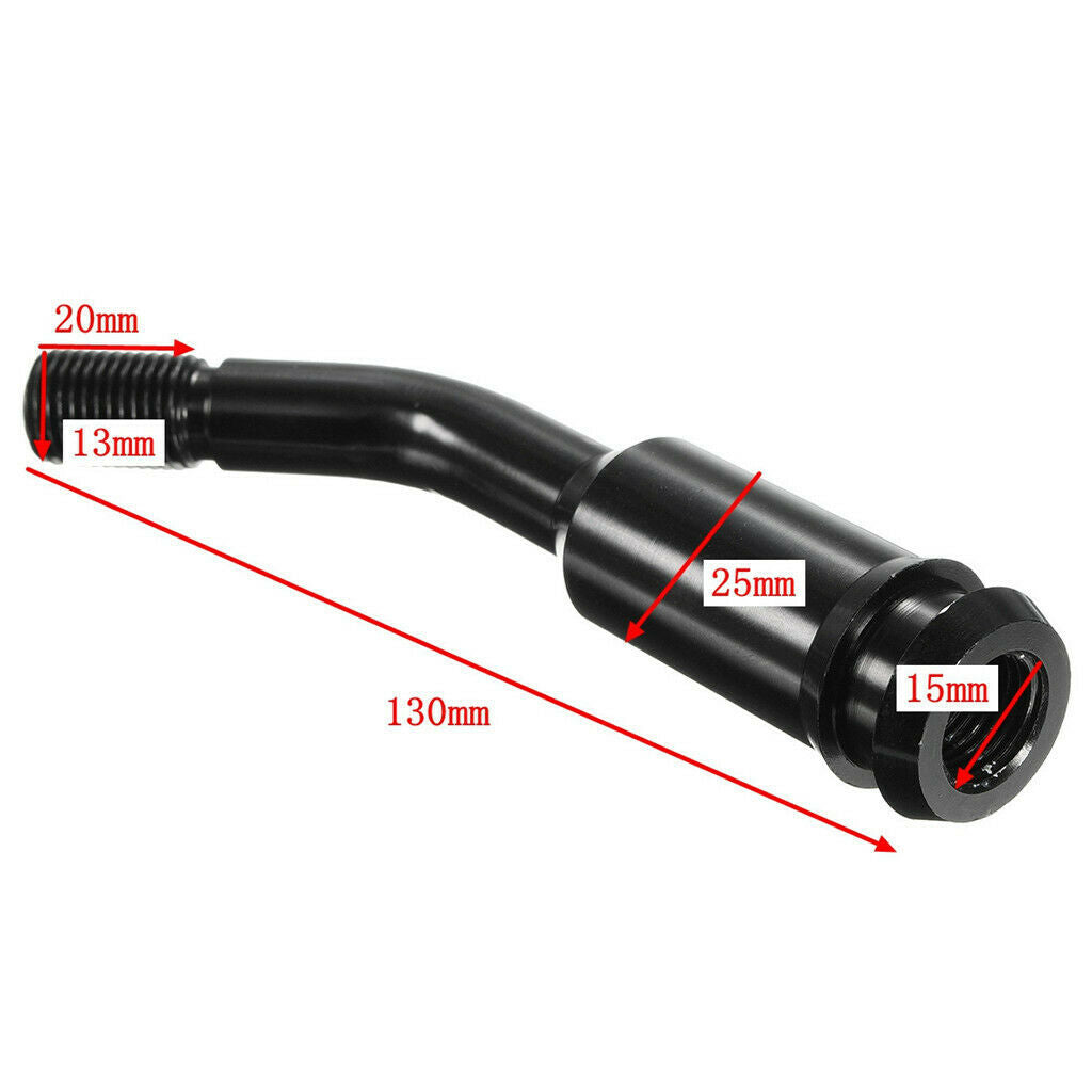 Gear Shifter Stick Lever 125mm Bend Bent for VW T25 1985-2003 Anodized Black