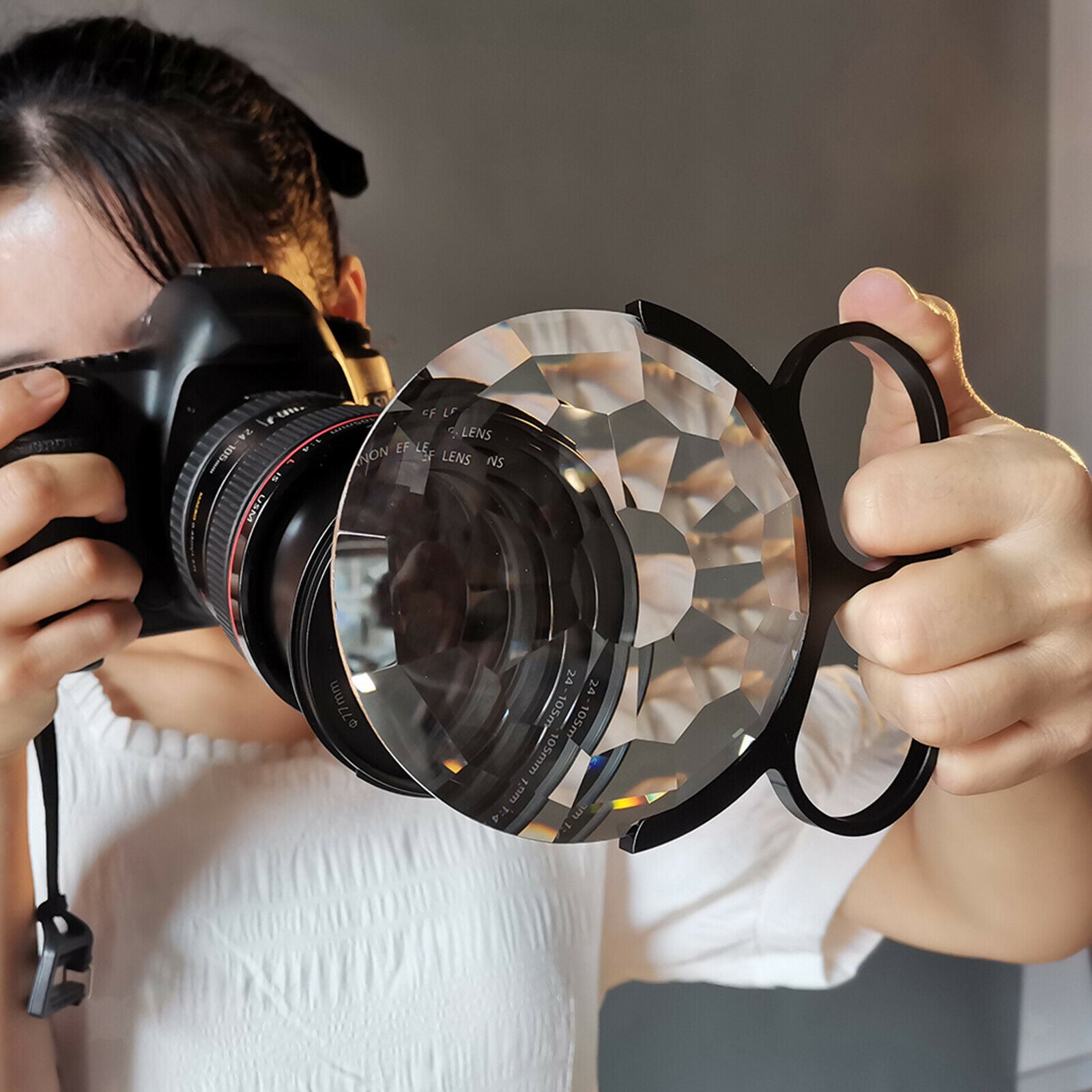 100mm Kaleidoscope Prism Camera Filter SLR Camera Photography Accessories