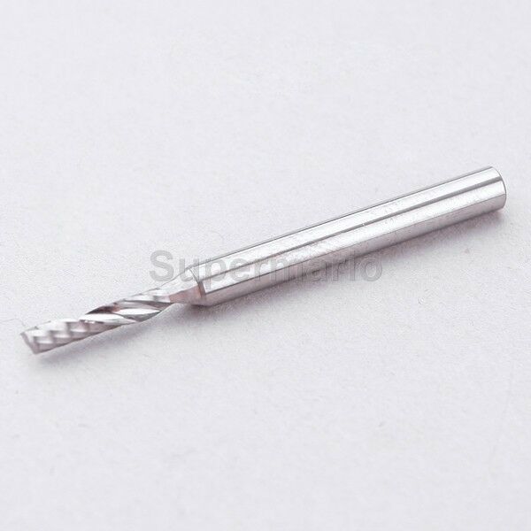 5x 2mm Super Quality Solid Germany K55 Carbide One Flute Spiral CNC Bit 12mm