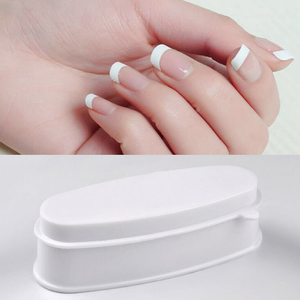 Fashion Nail Dipping French Tray Manicure Mold Nail Dip Container F*ZYCHAU