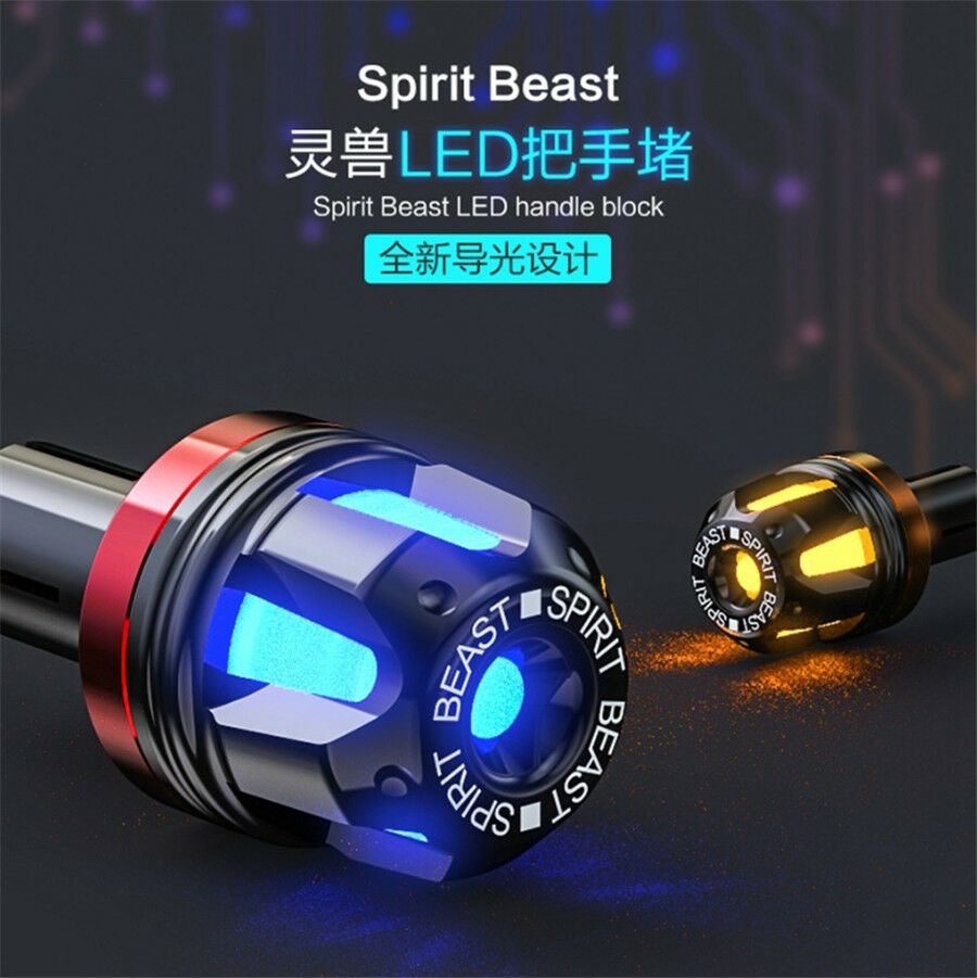 Aluminum alloy Motor handlebar balance head end turn signal Grips Plug 3color