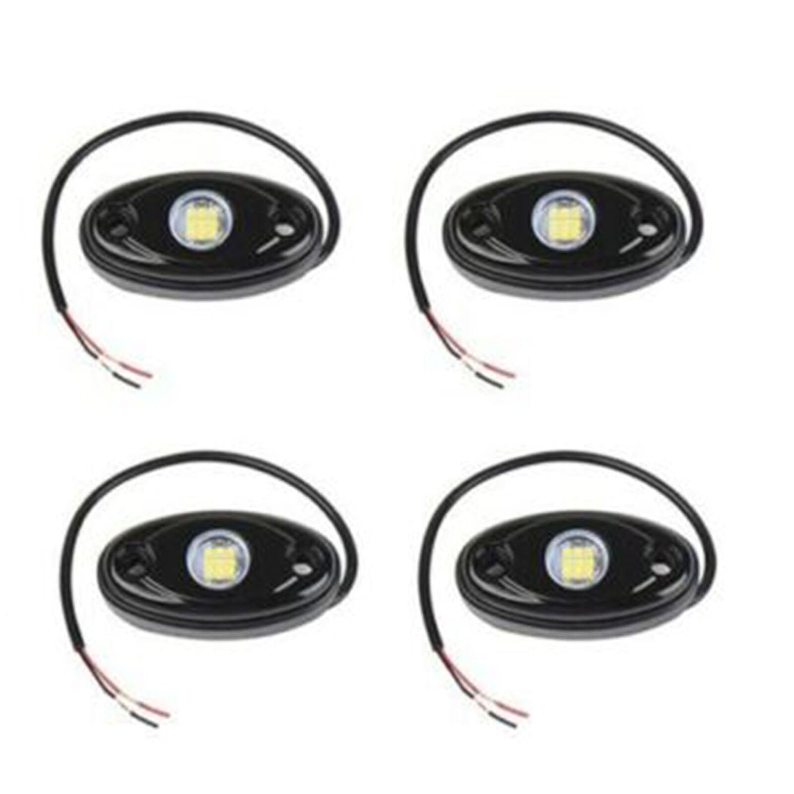 4x LED Rock Light 4 pods Lights for Off Road Truck Car ATV SUV Under Wheel 4X4