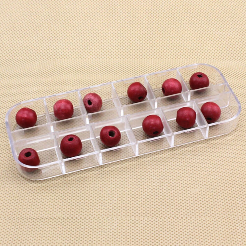 12 Compartment Plastic Storage Case Nail Art Jewelry Container Organizer B.l8