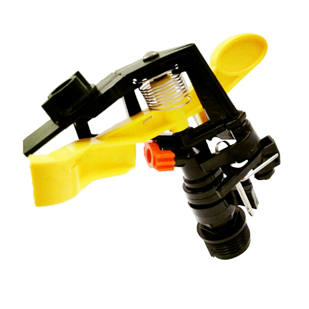 2x 3/4 "DN20 Plastic Sprinkler Head Adjustable Nozzle Lawn Irrigation Supplies