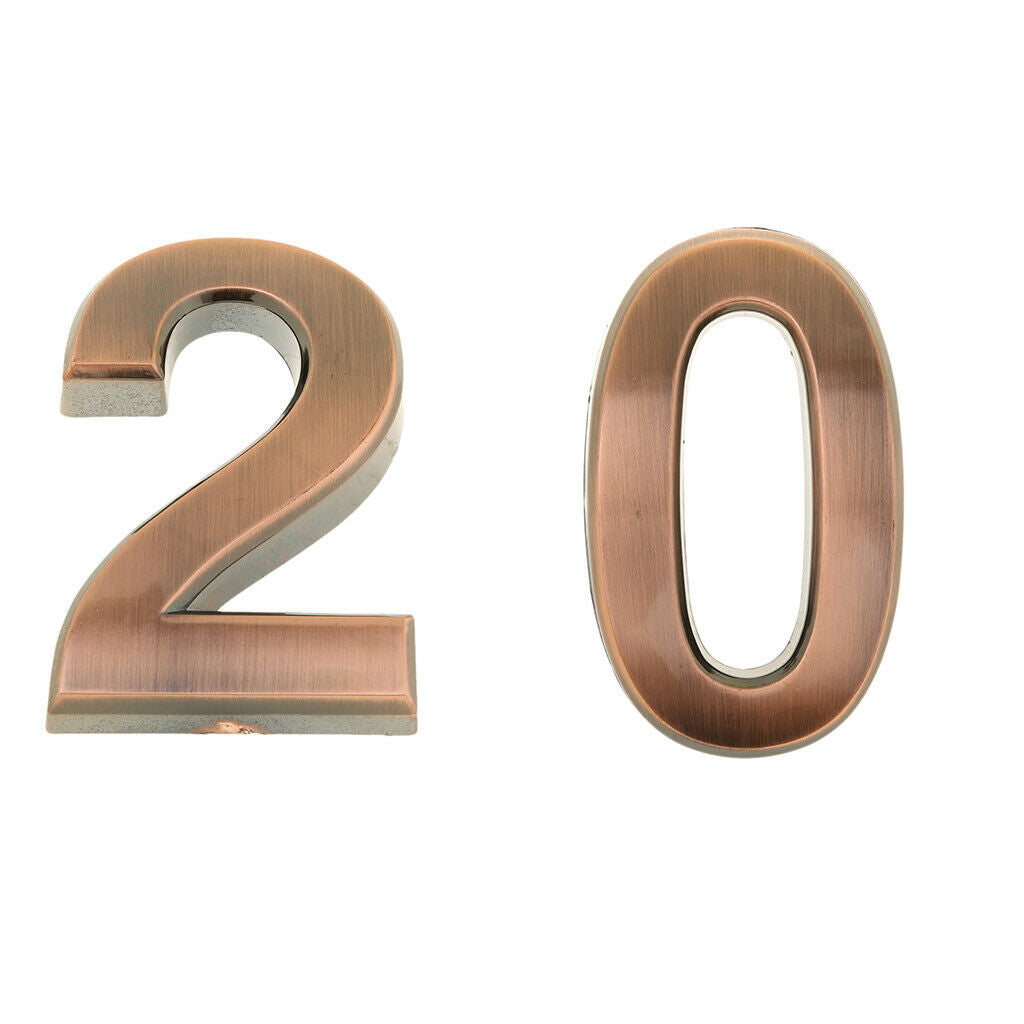 2Pcs Wall Plaque Sign Number 20 for 20-year-old